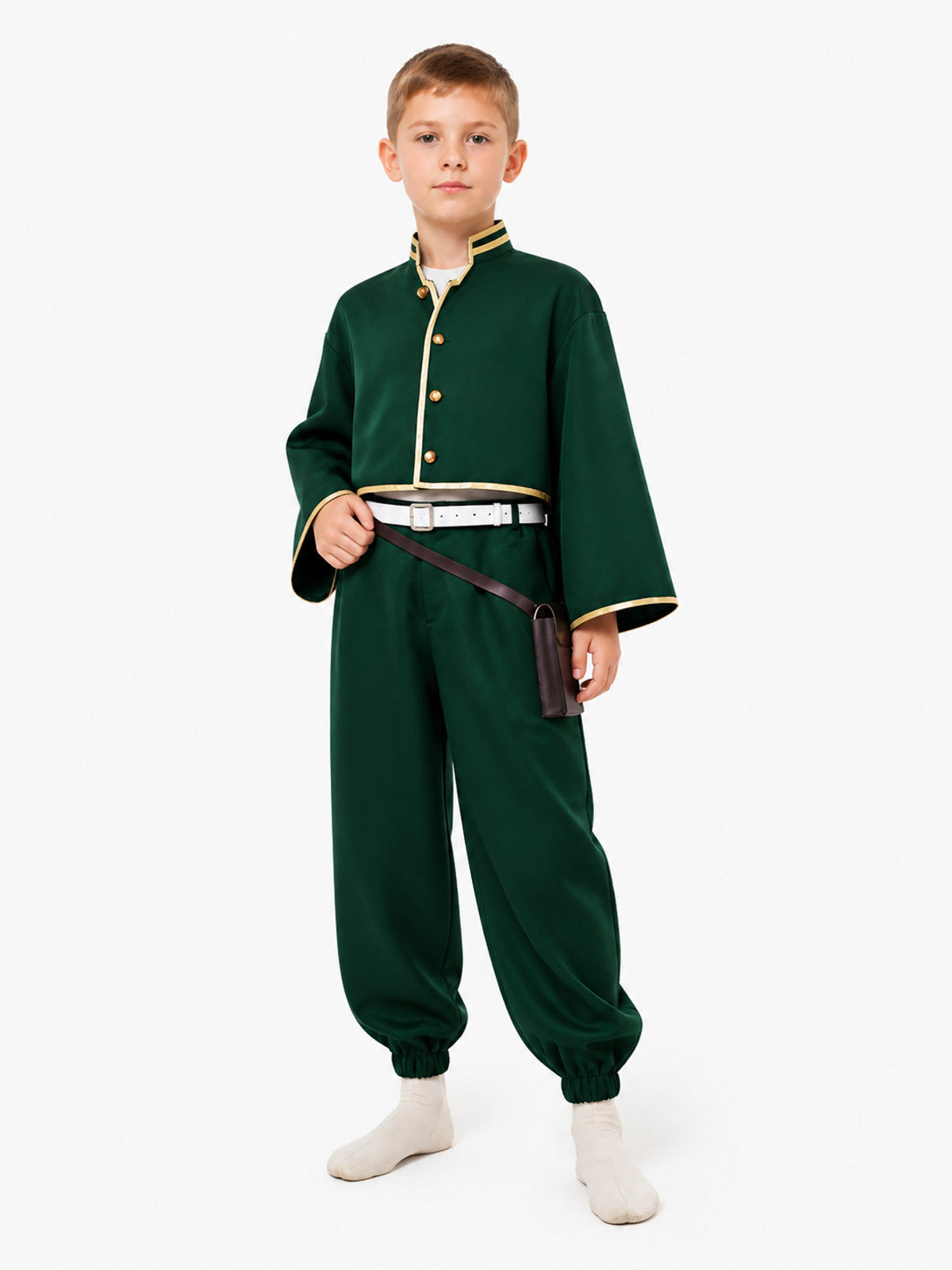 Cosplay costume: top, pants, belt, bag Costumes detail