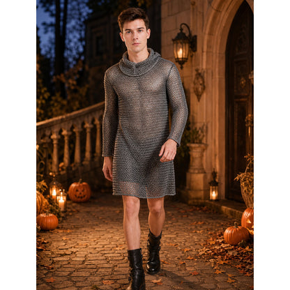 Hooded Long-Sleeve Dress, Above the Knee lifestyle view