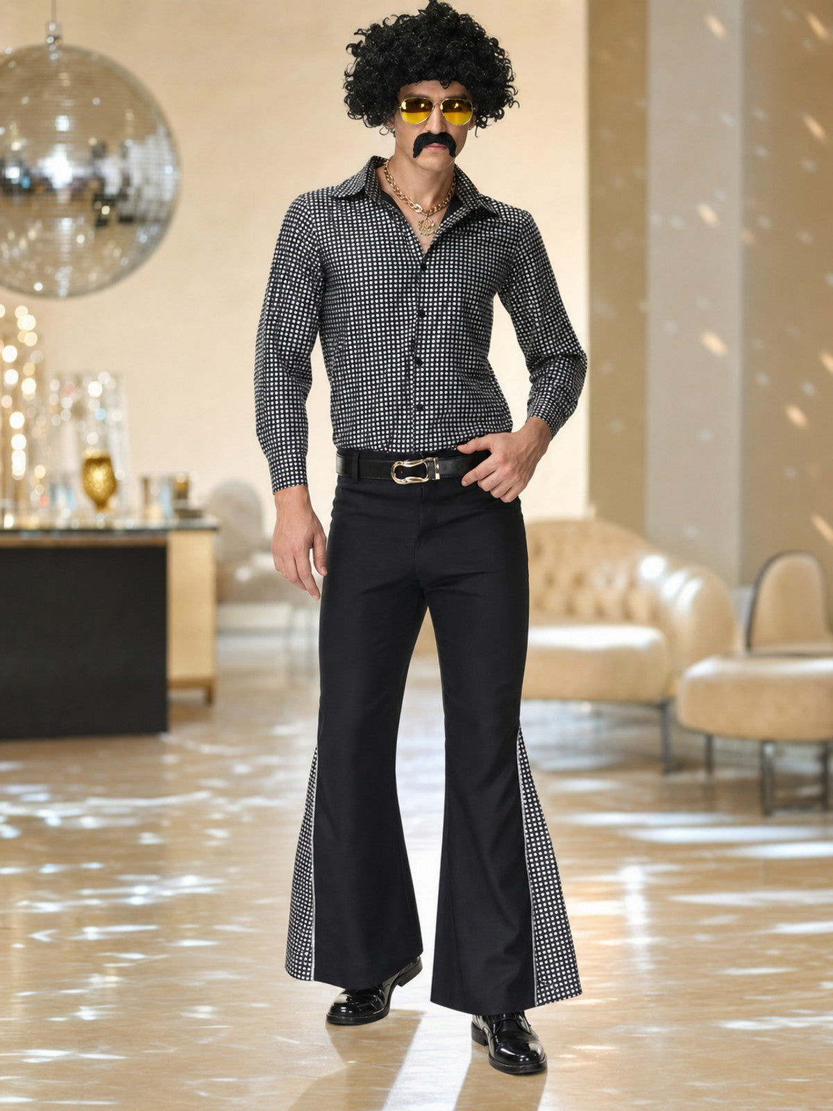 1970s Disco Costume: Shirt and Pants