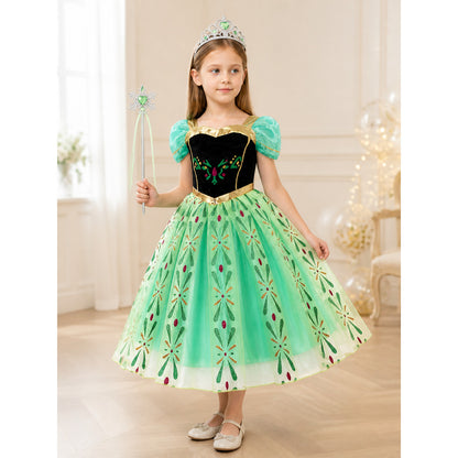Princess Costume with Crown and Magic Wand lifestyle view