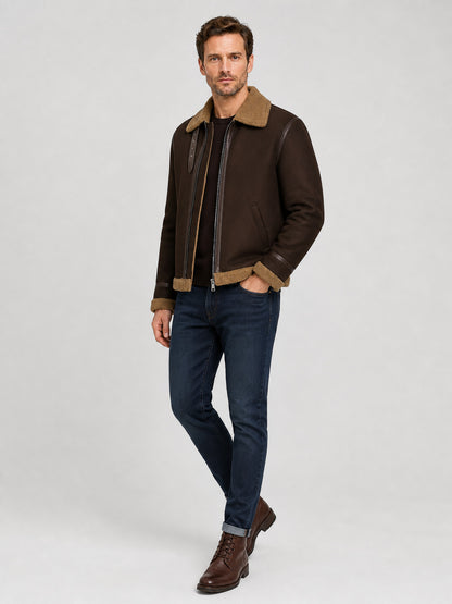 Resident Evil 4 Leon Cosplay Jacket, Short Zip-Up Style Costumes detail