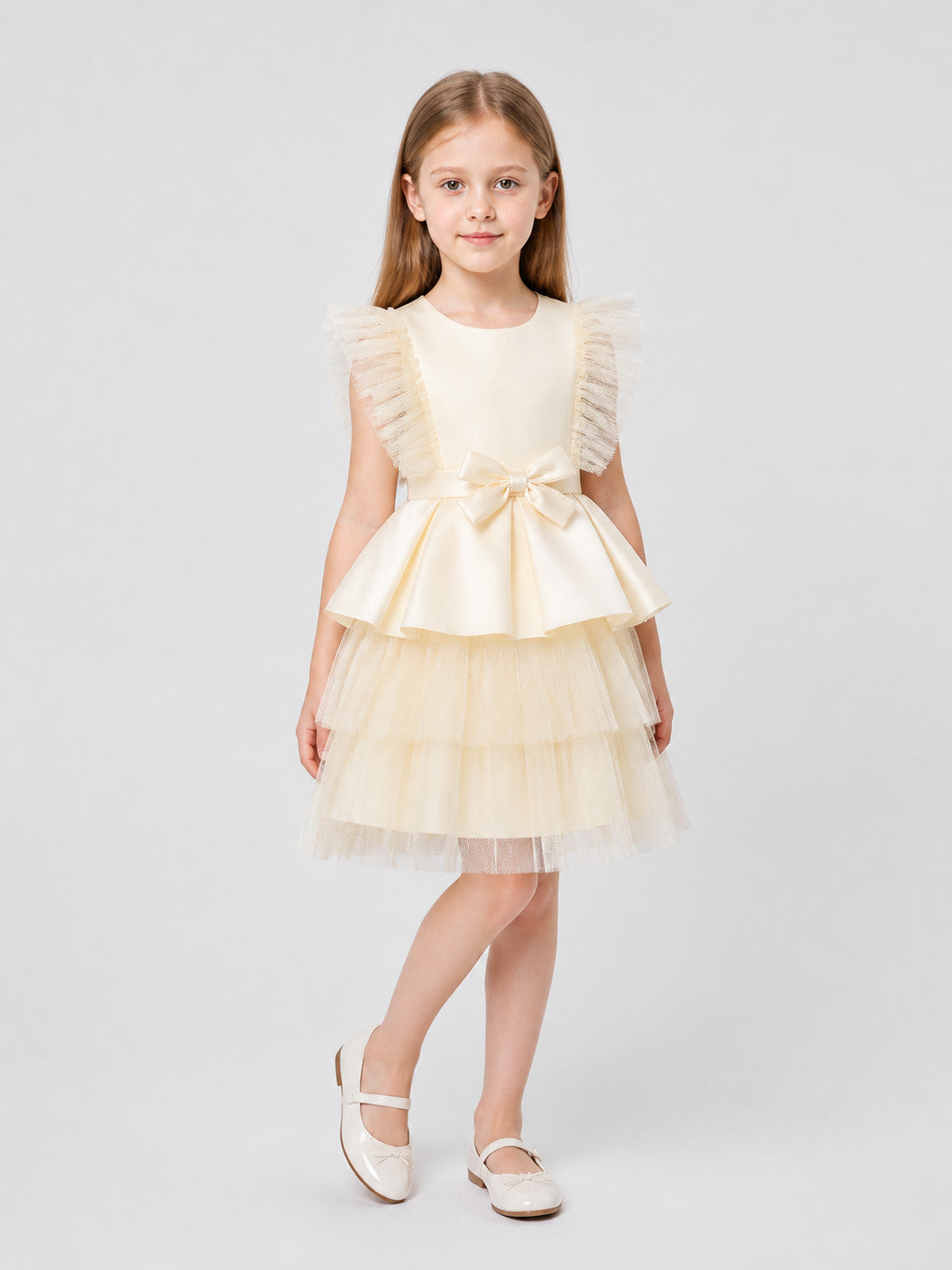 Children’s Princess Dress with a Full Skirt and Bow product detail
