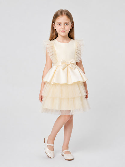 Children’s Princess Dress with a Full Skirt and Bow product detail