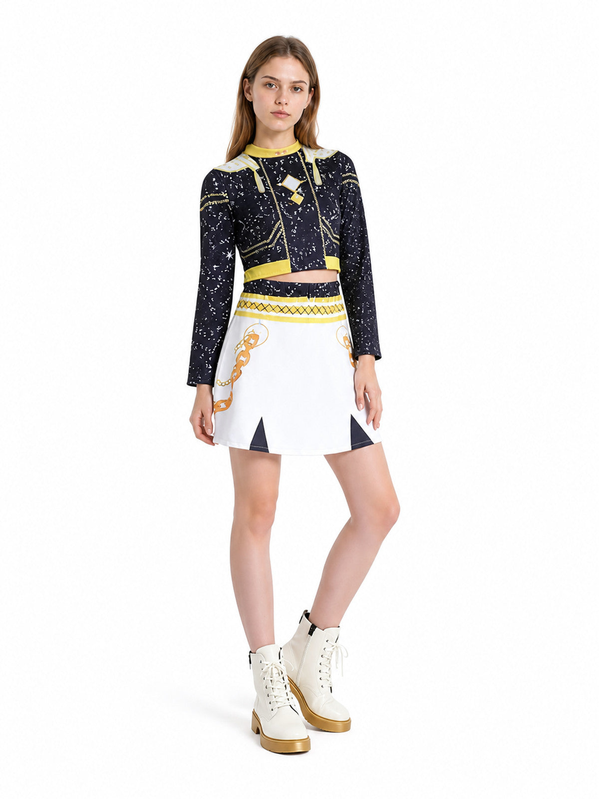 Children's Character Costume with Skirt and Top for Cosplay Costumes detail