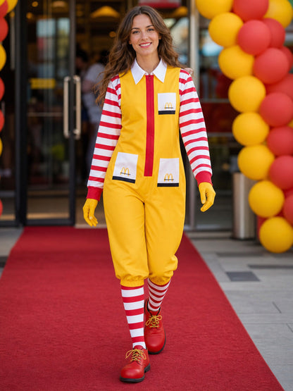 Carnival One-Piece Clown Costume for Cosplay