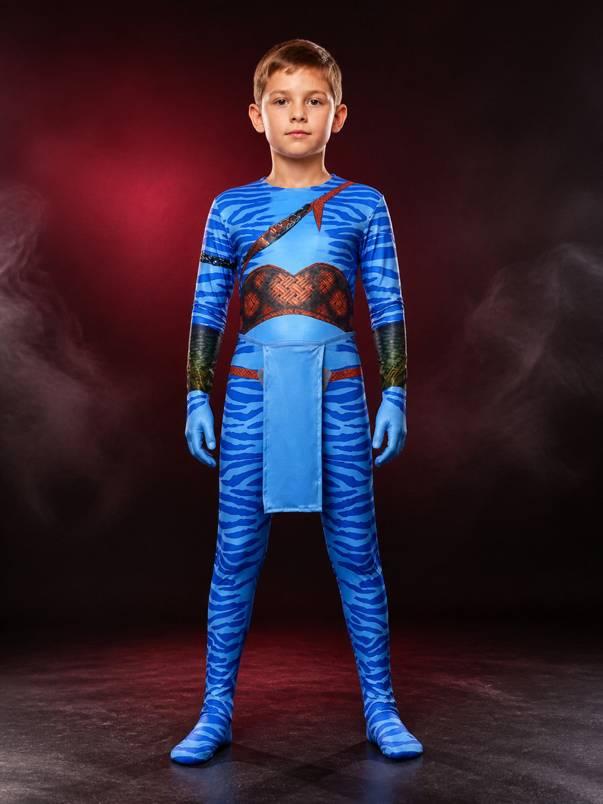 Avatar One-Piece Costume with Belt for Cosplay and Stage Performances main product view