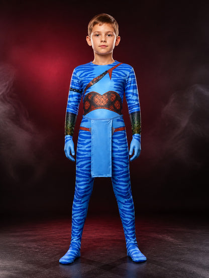 Avatar One-Piece Costume with Belt for Cosplay and Stage Performances main product view