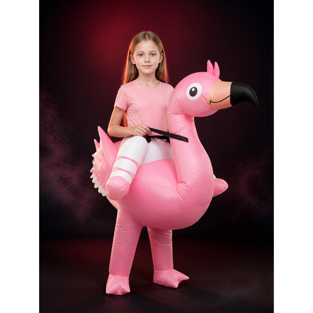 Inflatable Flamingo Costume for Kids, Funny Halloween Party Outfit main product view
