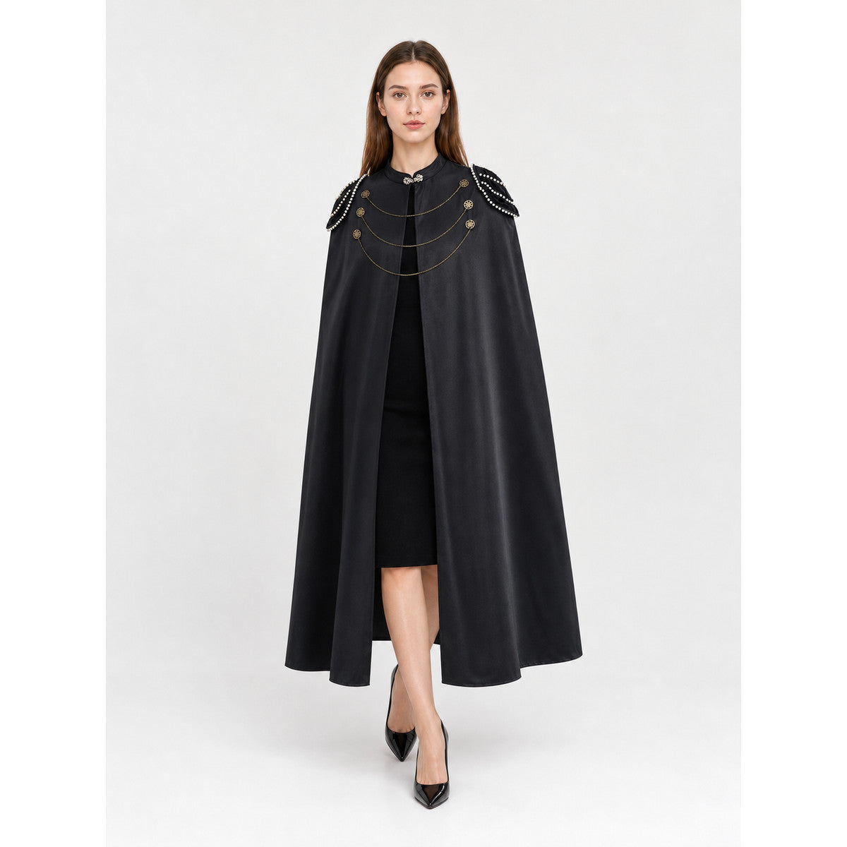Black Decorative Hooded Costume Cloak occasion guide
