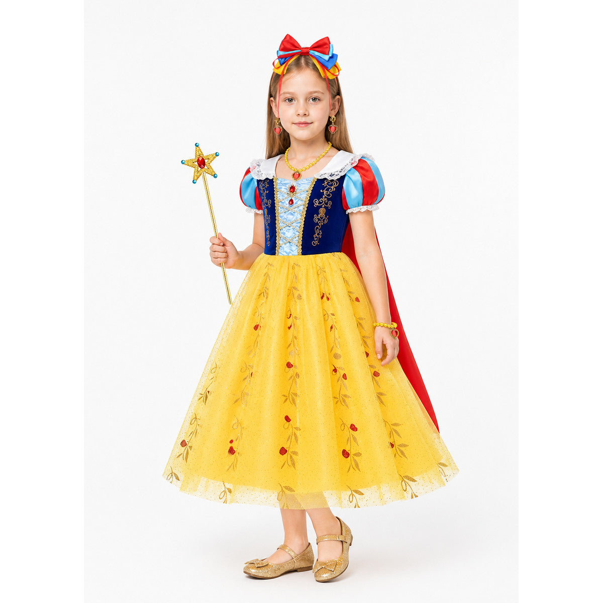 Snow White Princess Costume with Dress Costume Dresses detail