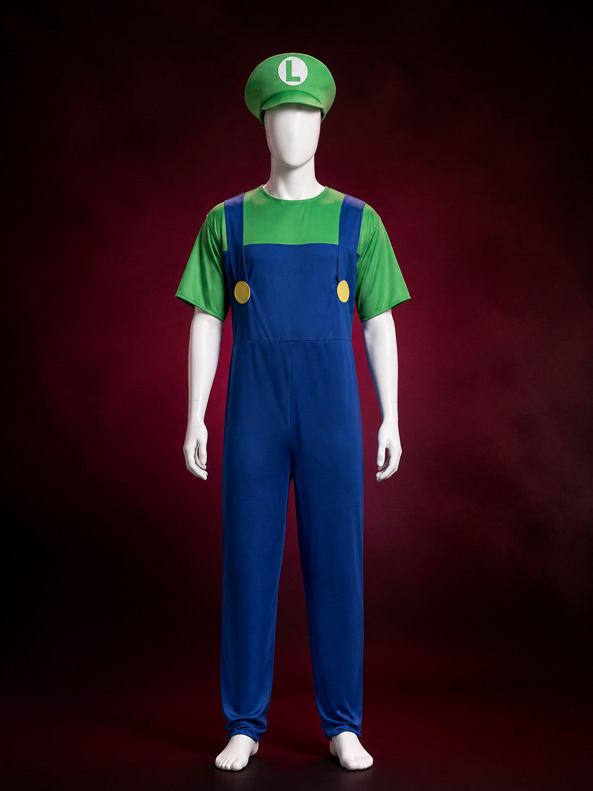 Luigi Carnival Costume, Cosplay Jumpsuit main product view