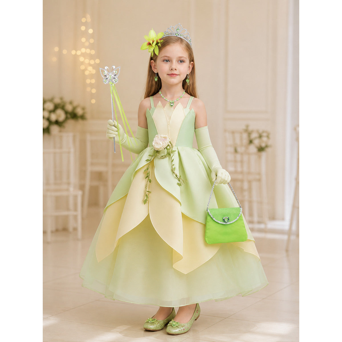 Princess Costume for Halloween and Cosplay lifestyle view