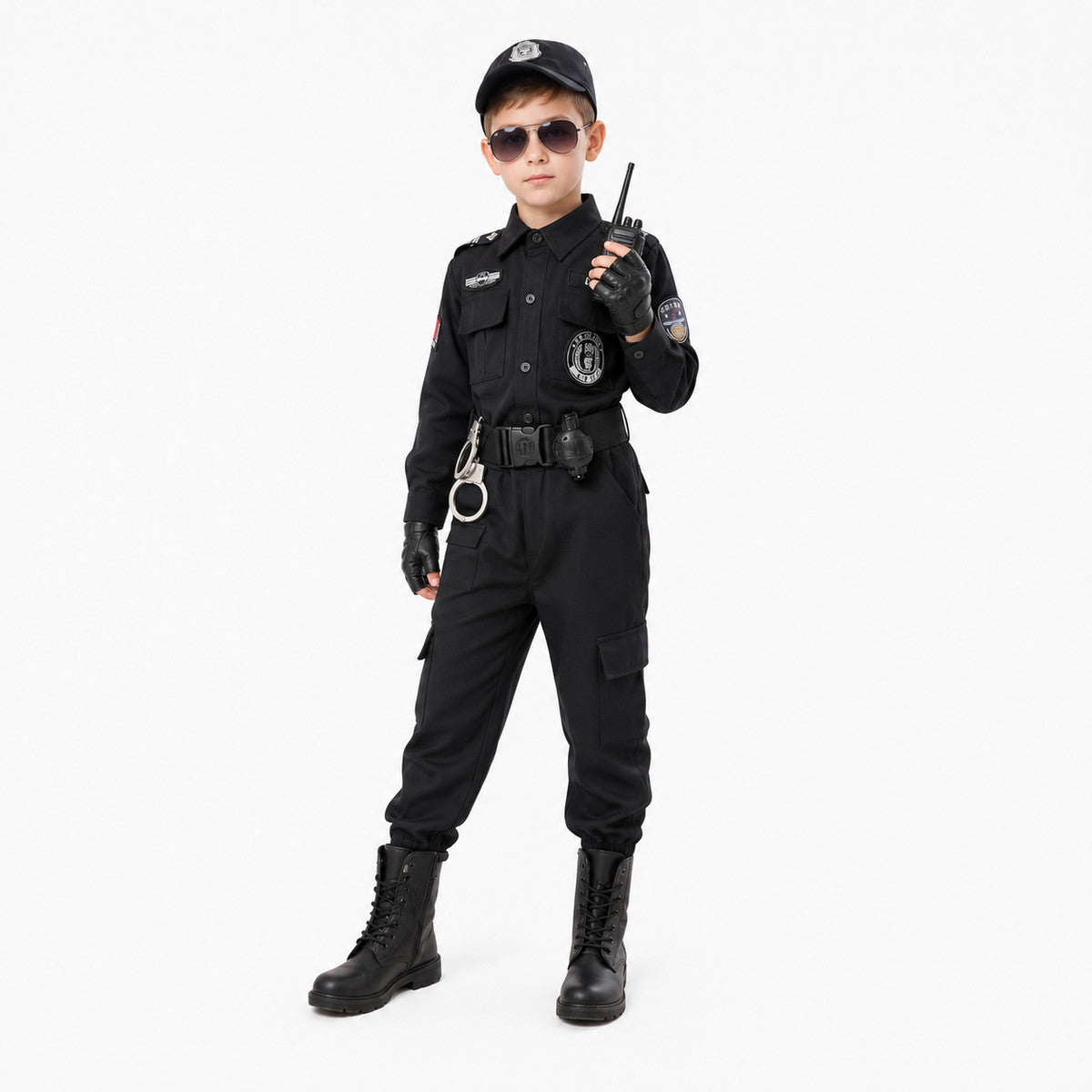Children’s Police Officer Costume with Accessories product detail