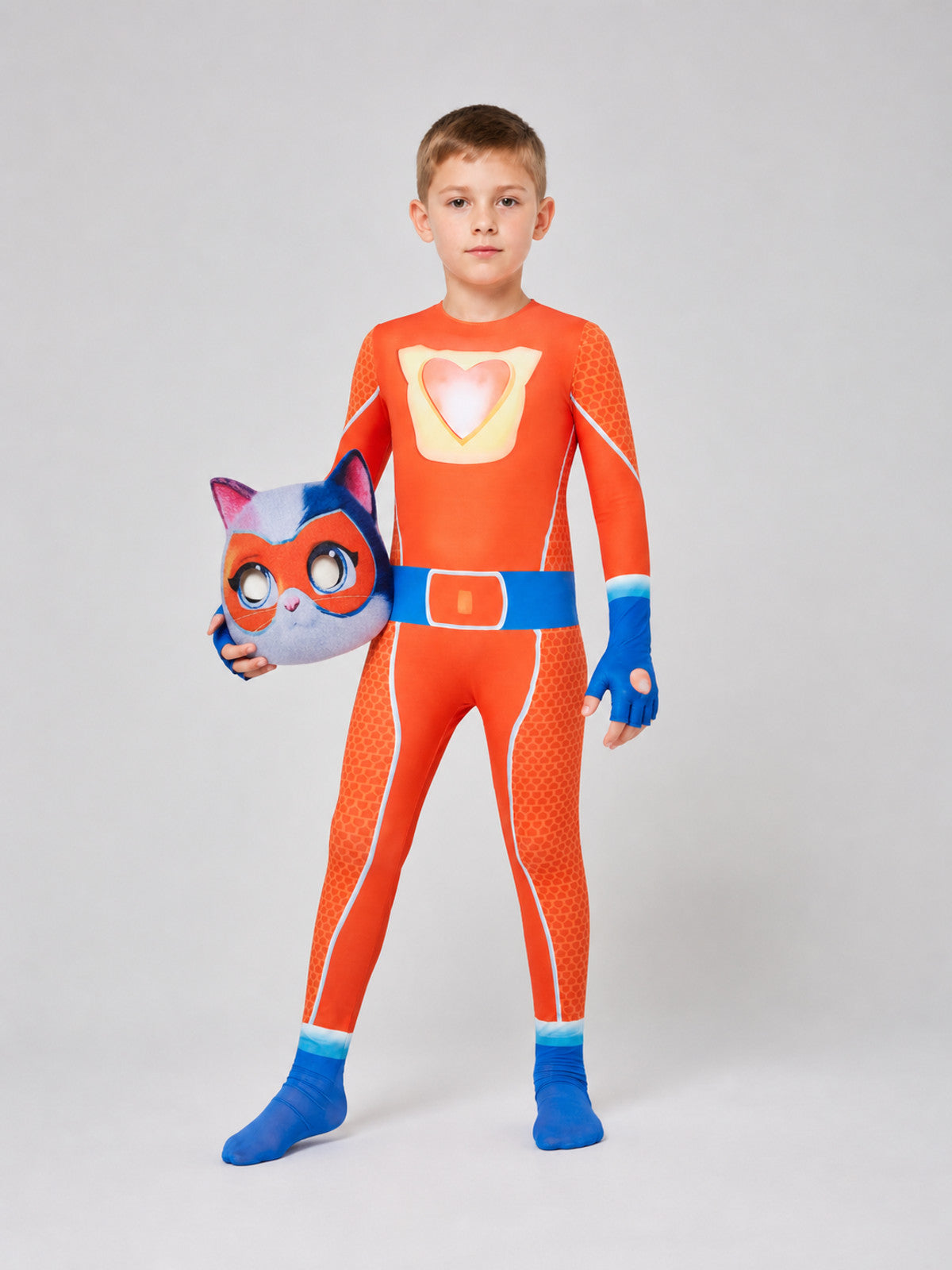 SuperKitties Cosplay Costume: Hooded Jumpsuit Costumes detail