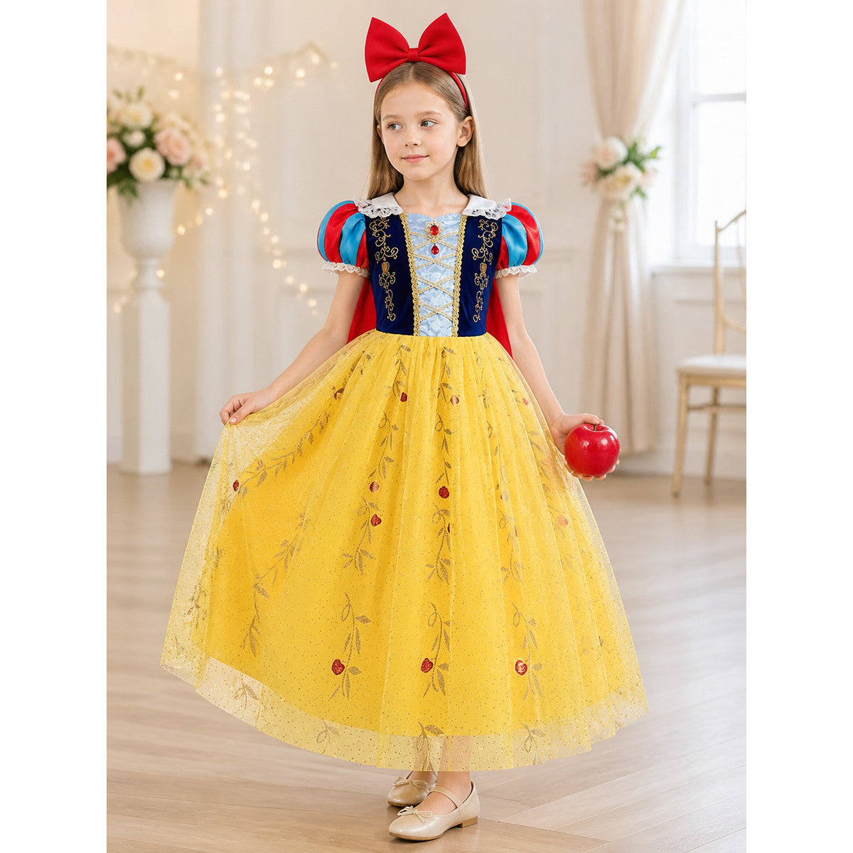 Halloween Princess Costume with Apple lifestyle view