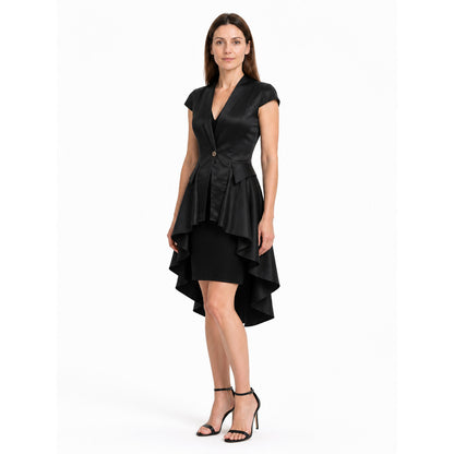 Black Gothic Tailcoat with Tails and Short Sleeves product detail