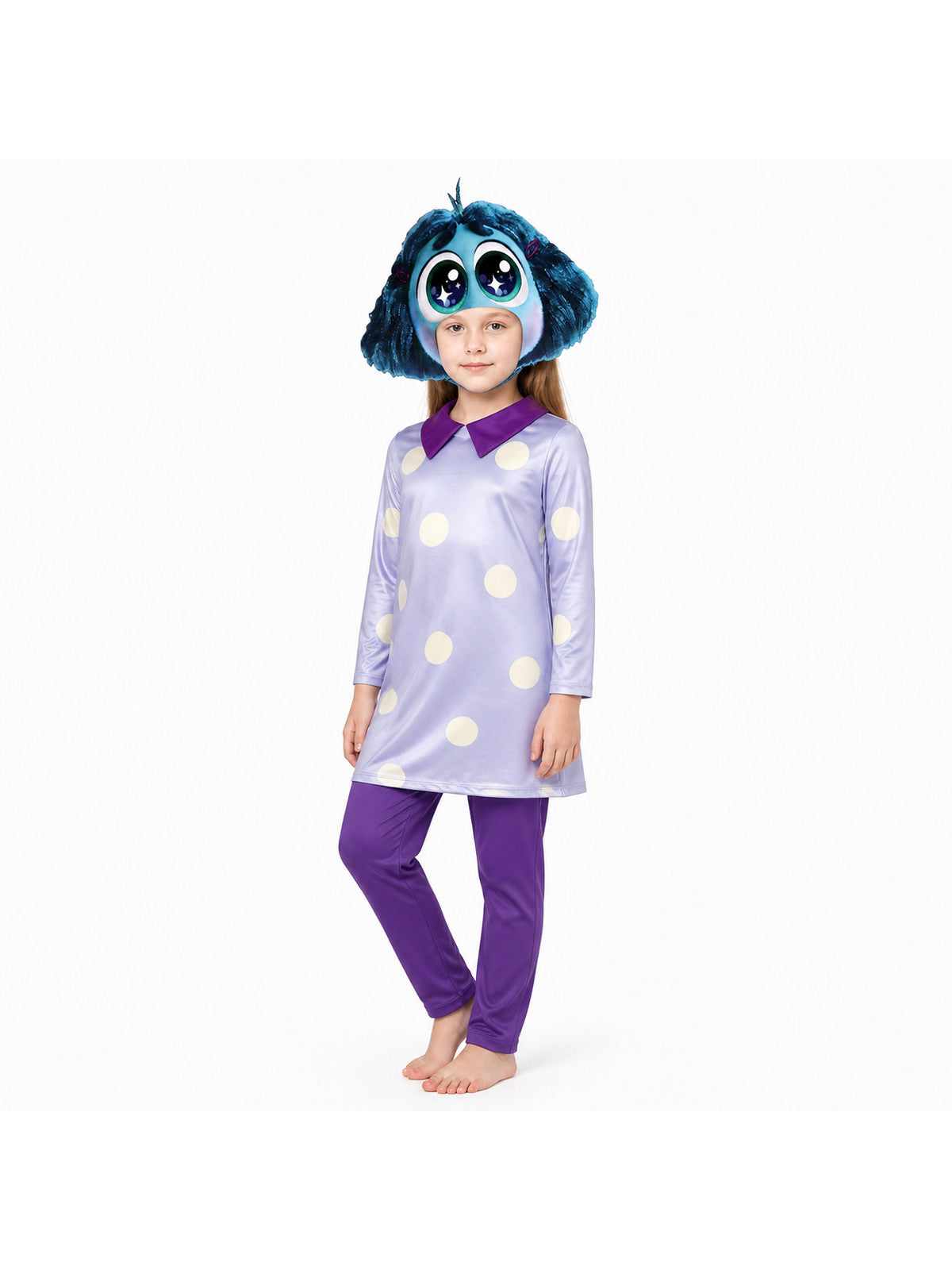 Joy Costume, Light Purple with Dots, from Inside Out 2 Costumes detail