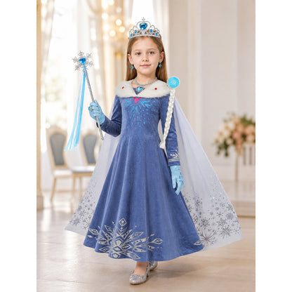 Snow Queen Carnival Costume for Halloween lifestyle view