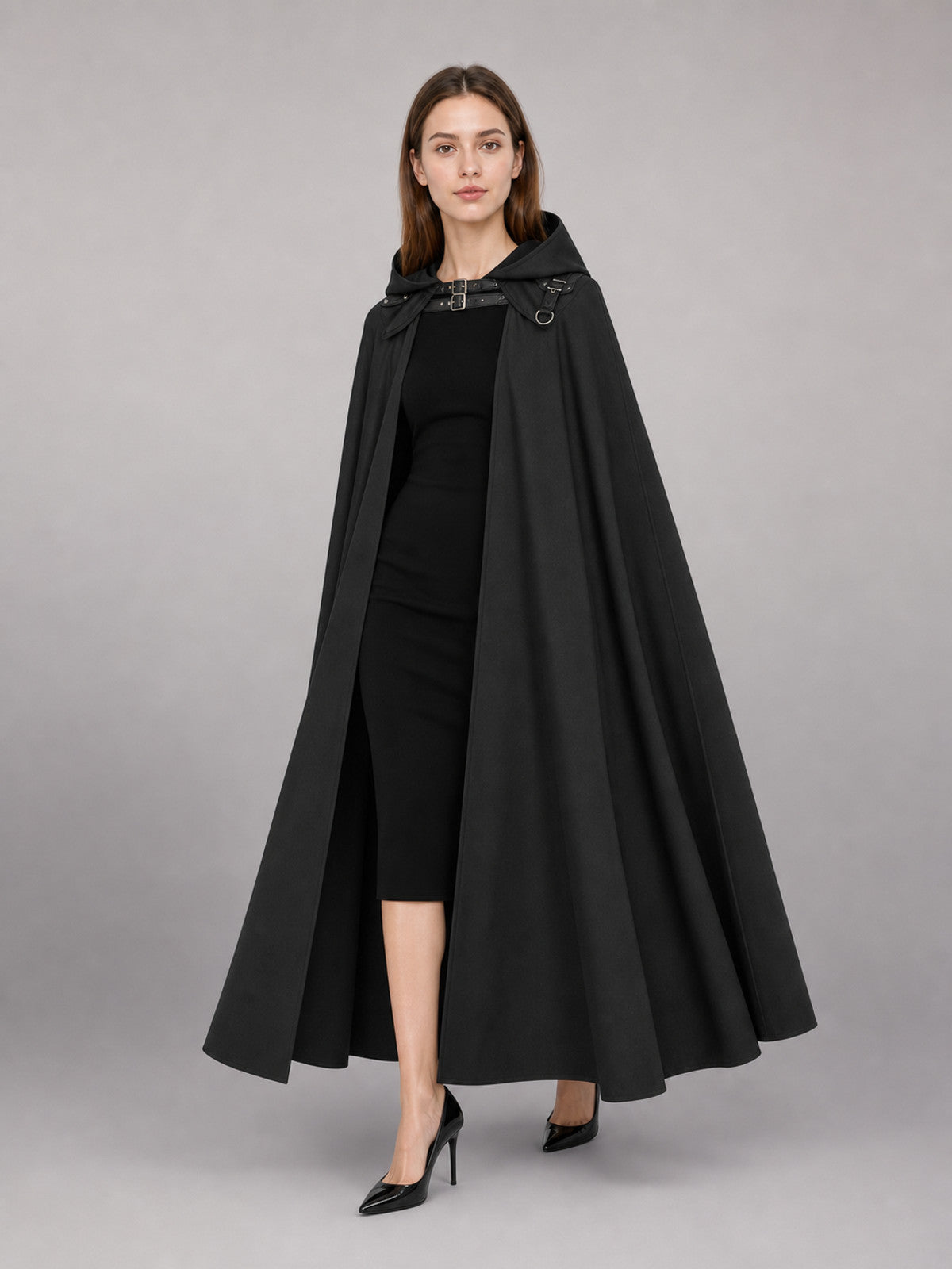 Black Medieval Hooded Carnival Cloak occasion guide