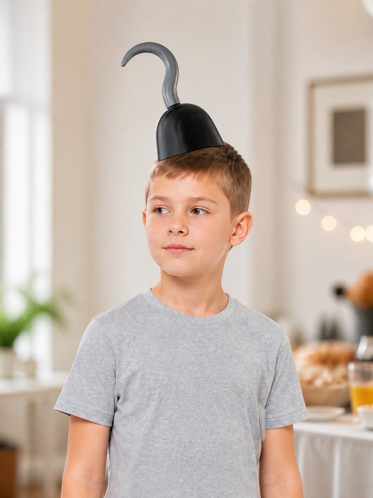 Pirate Carnival Headpiece with Hook lifestyle view