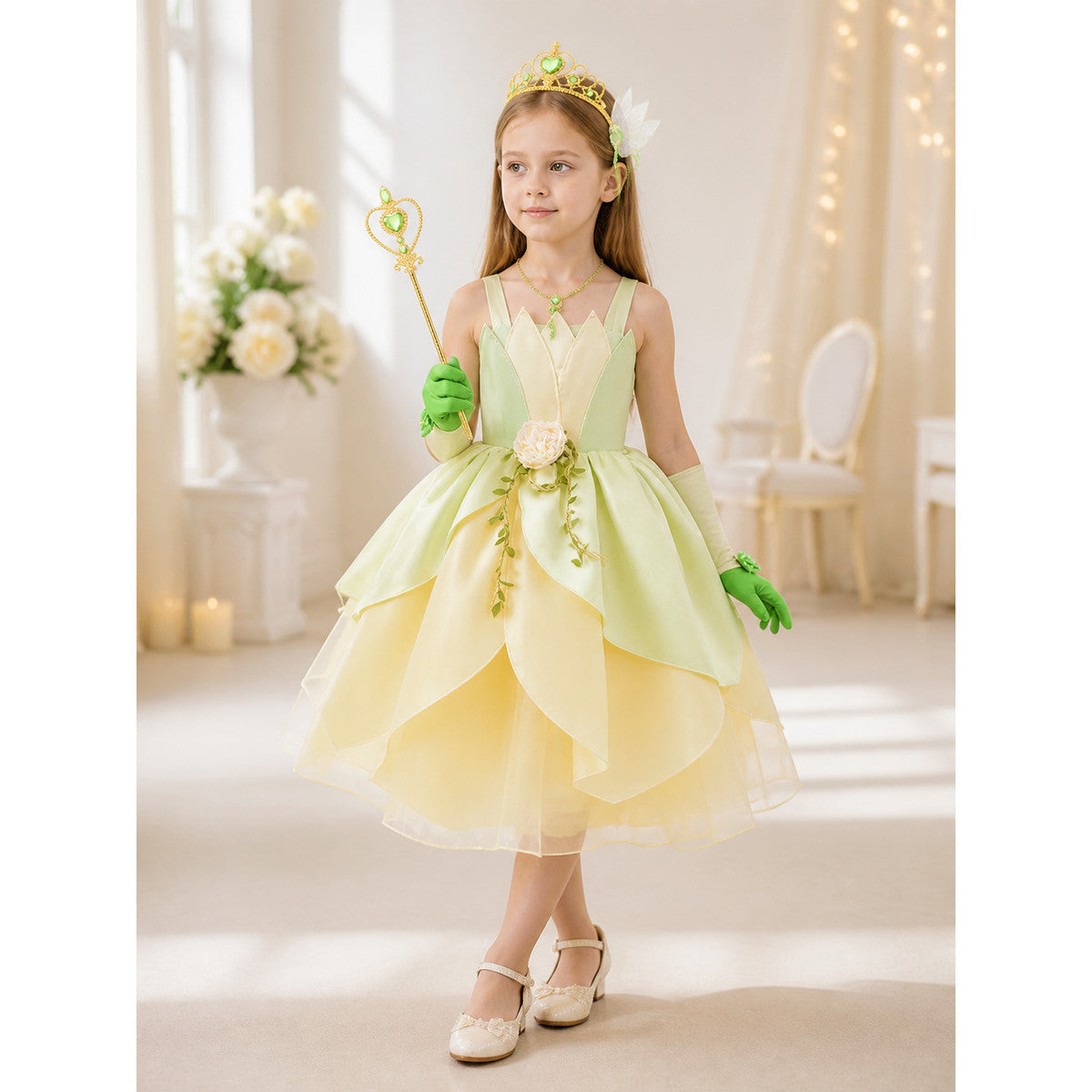 Green Princess Costume for Cosplay