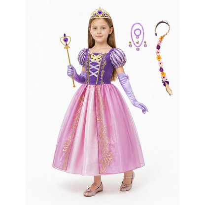 Rapunzel Children's Carnival Costume with Accessories Costume Accessories detail