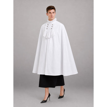 White Shirt with Jabot in Vintage Formal Style occasion guide