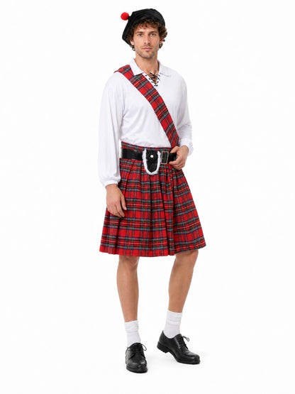 Scottish Carnival Costume with Kilt and Beret Costumes detail