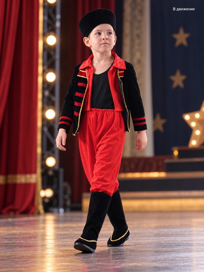 Children’s stage costume with shoes and headwear lifestyle view