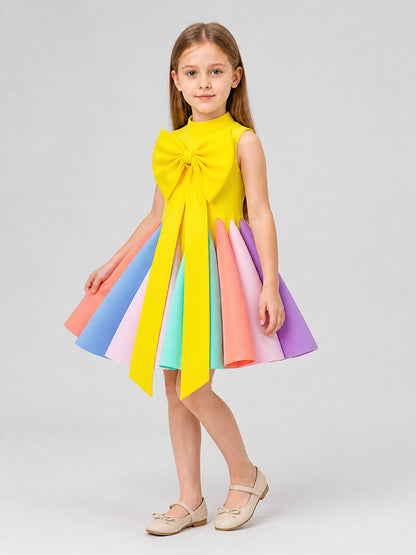 A-Line Princess Dress with Bow AL6110 for Fashion Shows