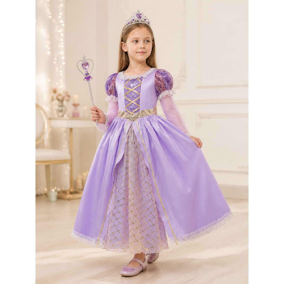 Princess Costume for Halloween and Cosplay lifestyle view