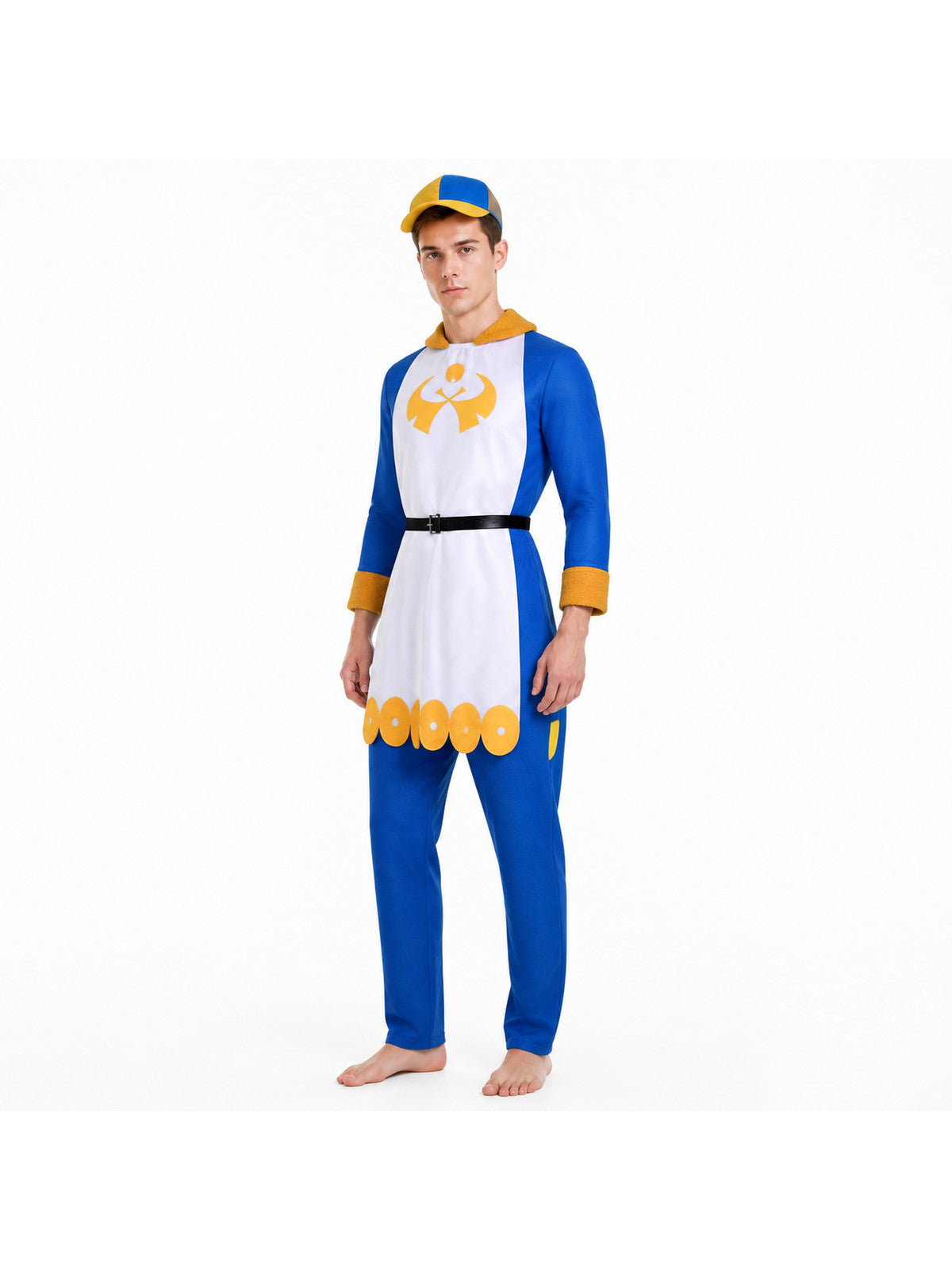 Arceus Cosplay Costume: Jumpsuit, Hat, Belt Costume Headwear detail