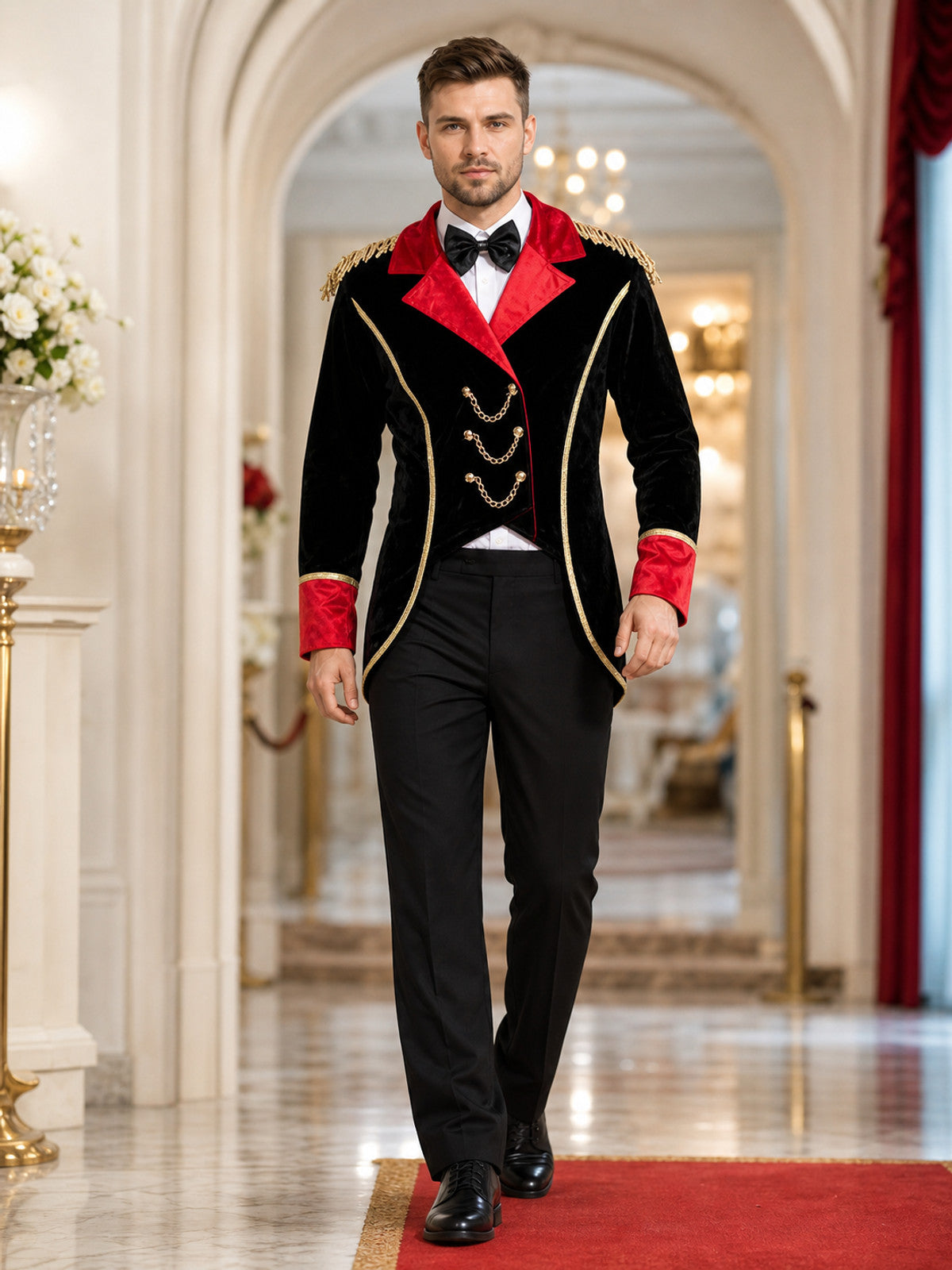 Magician Costume with Jacket and Trousers lifestyle view