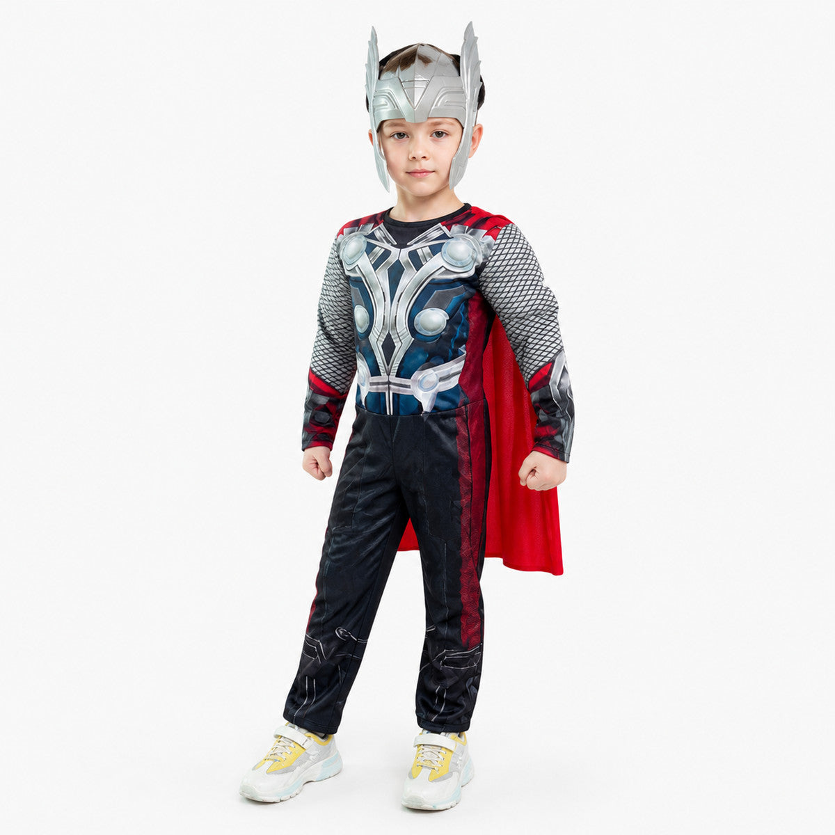 Children's Thor Costume with Mask and Cape for Halloween Costume Capes detail
