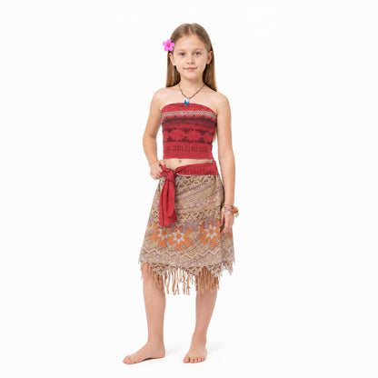 Moana Costume for Kids with Dress and Accessories Costume Dresses detail