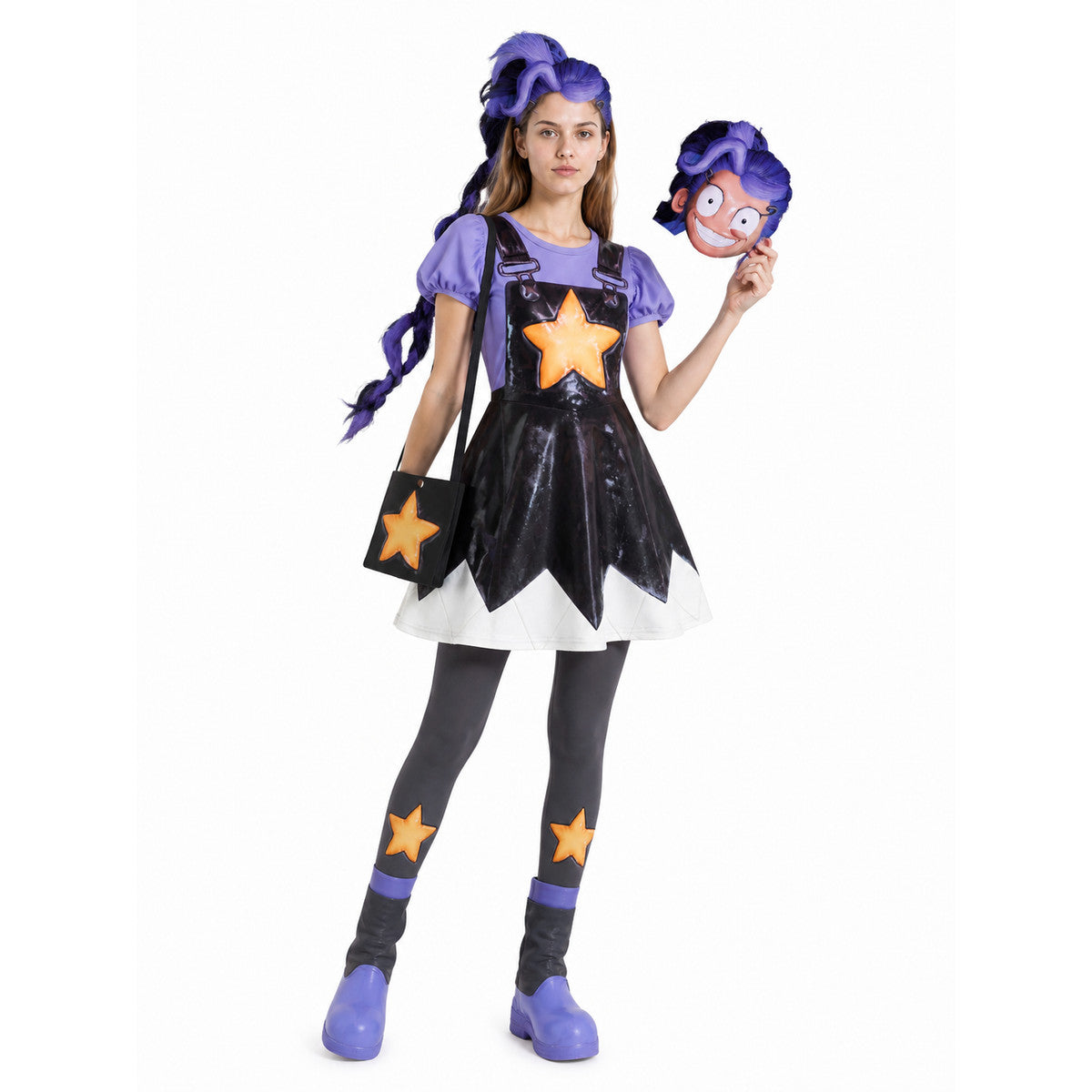 Children's Carnival Costume Character: Dress, Mask, and Bag Costume Dresses detail