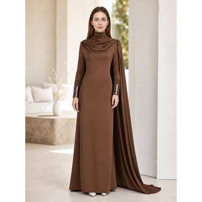 Brown Amilyn Holdo Cosplay Dress