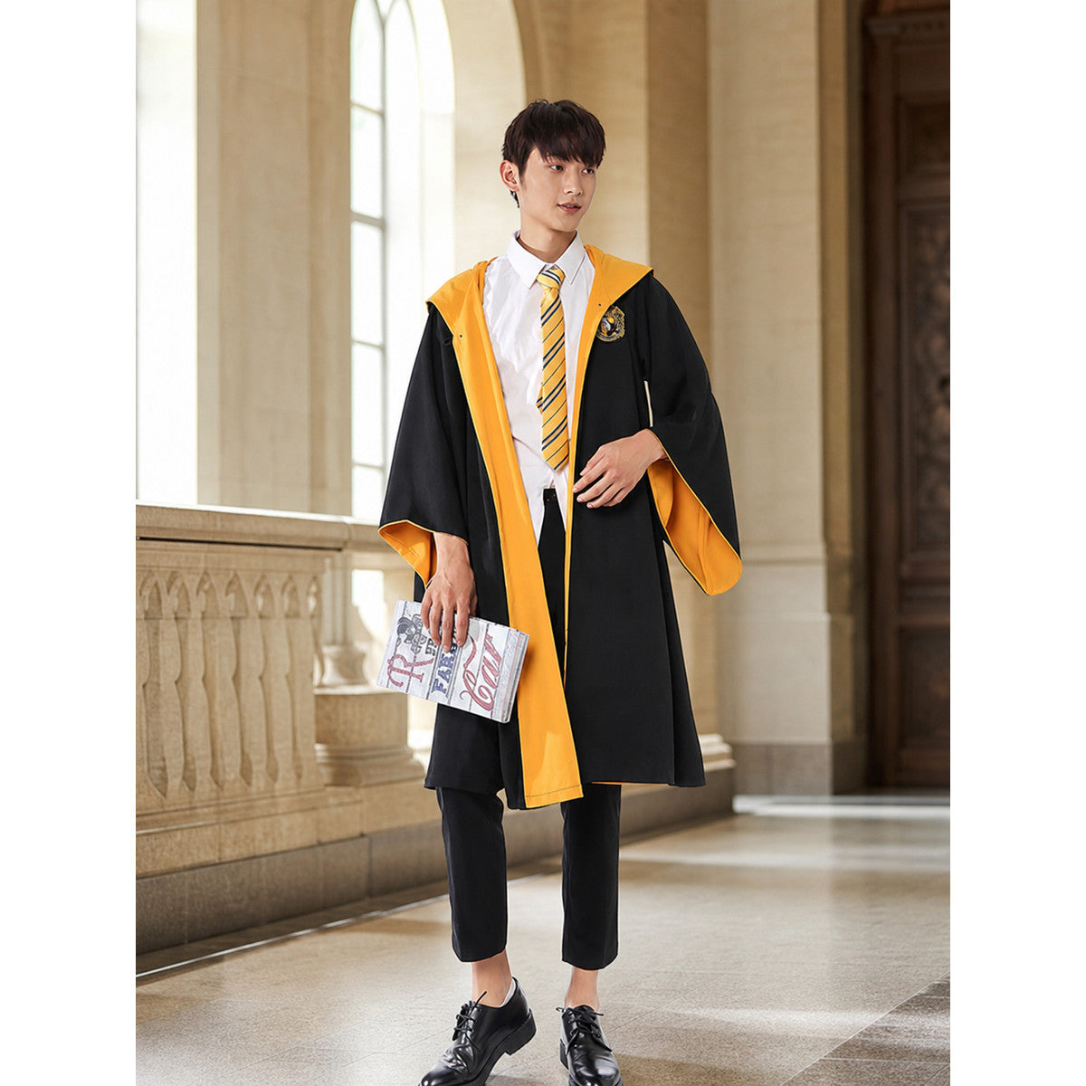 Wizard Costume: Robe, Shirt, Tie, and Pants lifestyle view