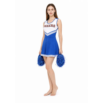 Cheerleading Costume, Dress with Pom-Poms