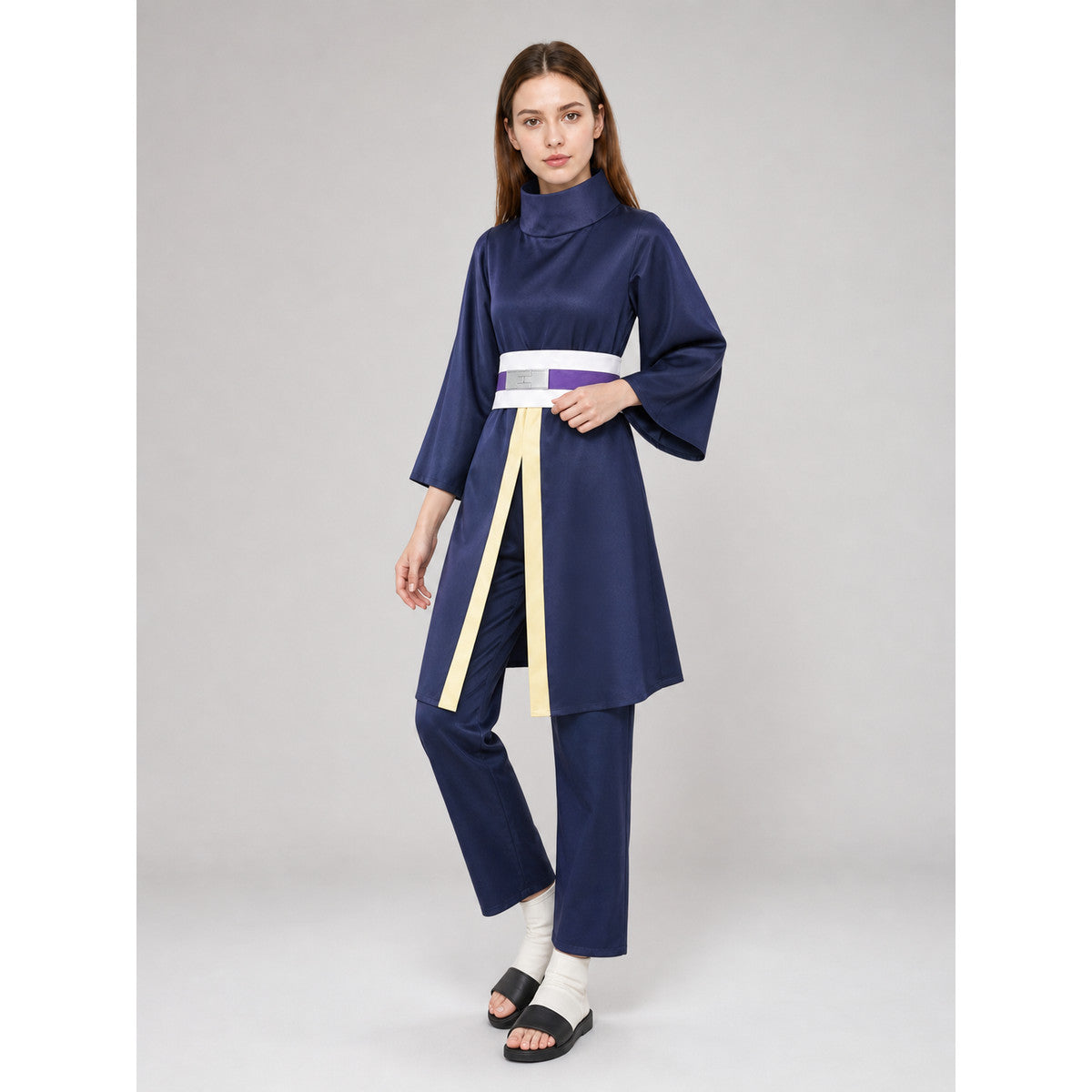 Obito Cosplay Costume: Robe, Pants, and Accessories
