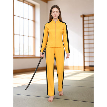 Yellow-and-Black Cosplay Tracksuit