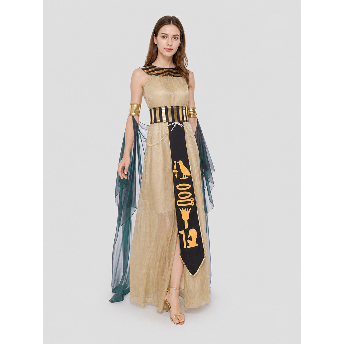 Egyptian-Style Carnival Costume with Cape