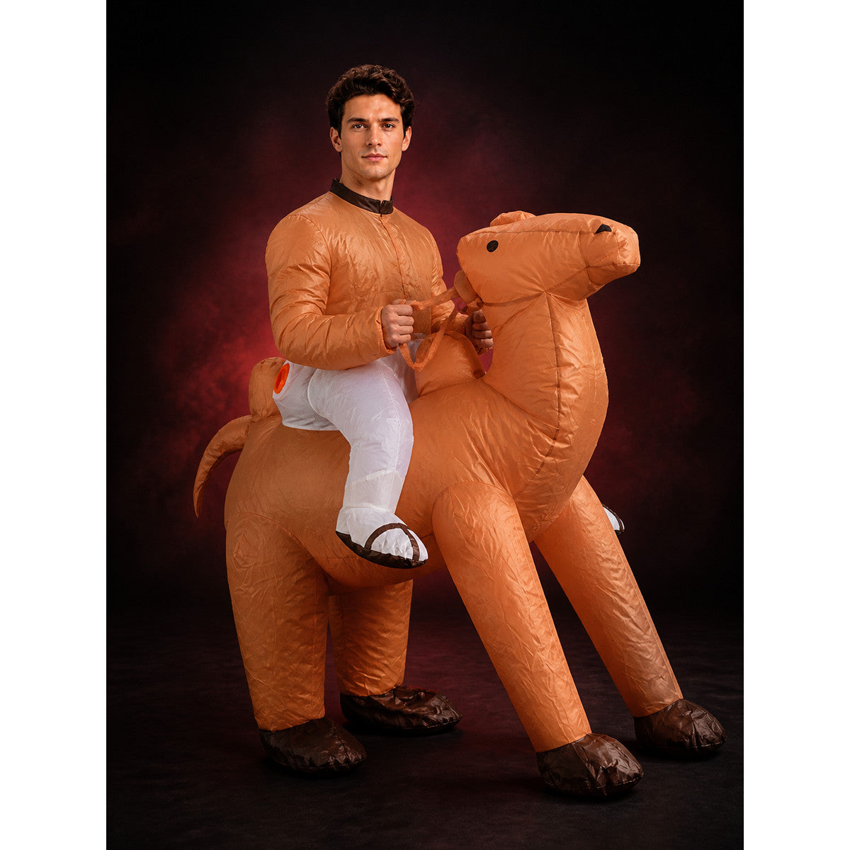 Ride-On Inflatable Camel Costume Jumpsuit for Halloween Party main product view