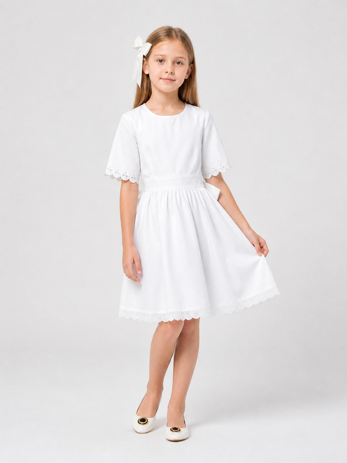 Anya's White Cosplay Dress from SPY×FAMILY with Bow product detail