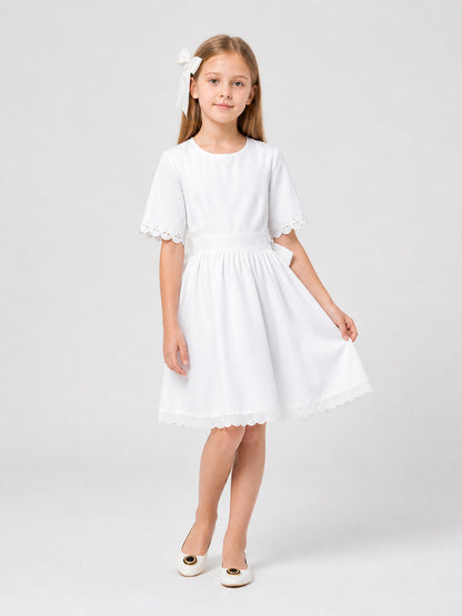 Anya's White Cosplay Dress from SPY×FAMILY with Bow product detail