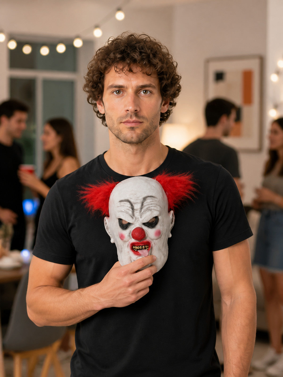 Carnival Clown Mask for Halloween and Cosplay