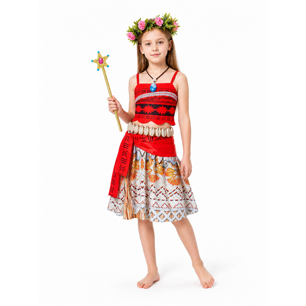 Moana Carnival Costume with Accessories Costume Accessories detail