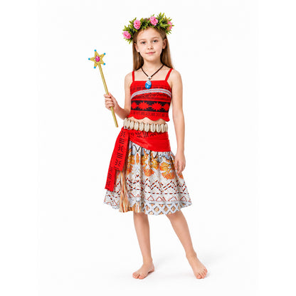 Moana Carnival Costume with Accessories Costume Accessories detail