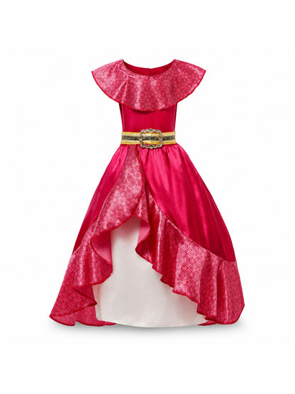 Kids Cosplay Clothing Girls Princess Elena Costume Halloween Carnival Role