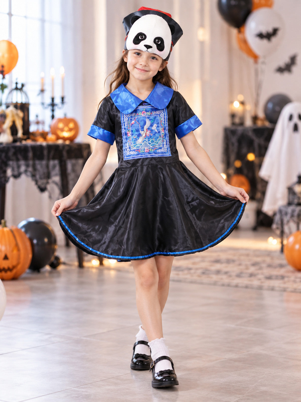 Panda Costume with Dress and Headpiece